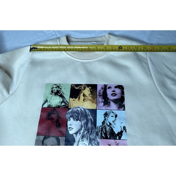 Taylor Swift Women’s The Era's Your Graphic Sweatshirt in Cream, Size M - Picture 6 of 8